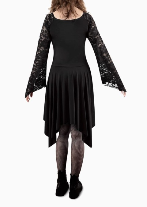 Sukienka goth z koronkowymi rękawami Sukienka goth z koronkowymi rękawami