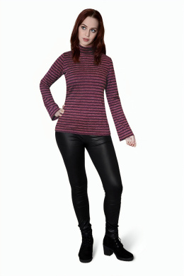 Sweter golf w paski