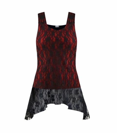 Top goth koronkowy Top goth koronkowy